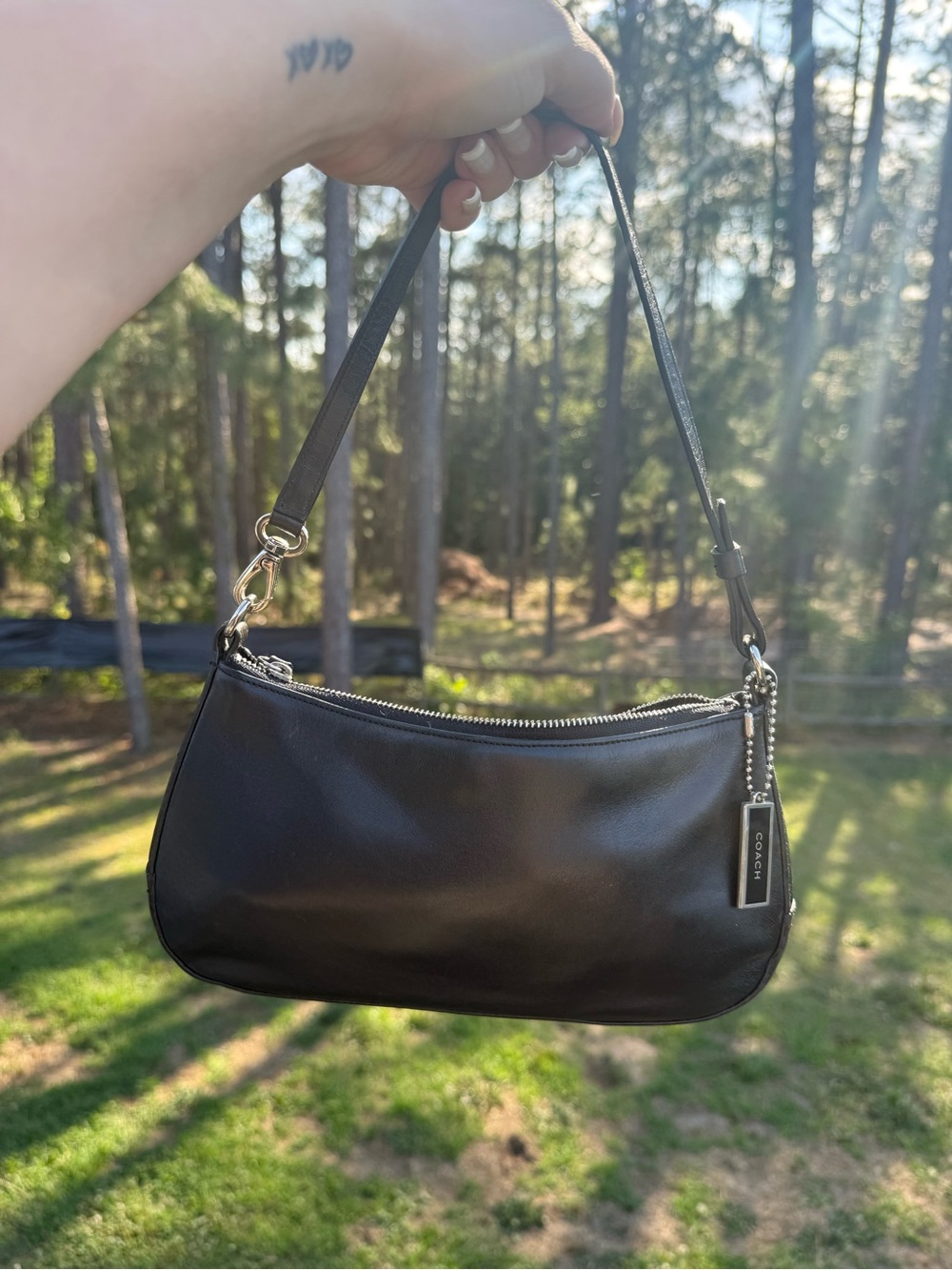 Coach Small Demi Nappa Leather Handbag